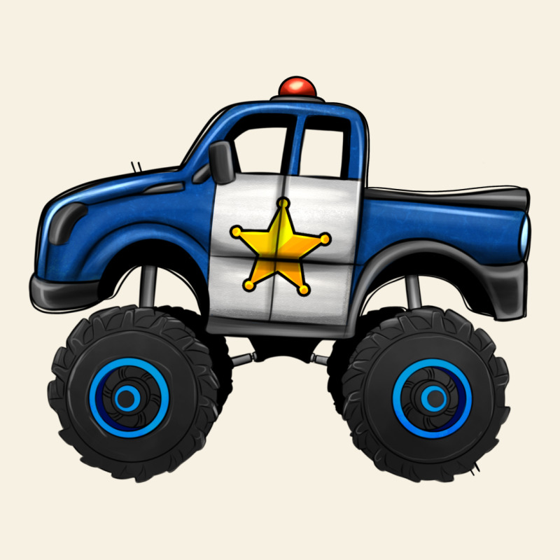 Police Car Monster Truck Vintage Tee by Jasminsmagicworld | Teevron