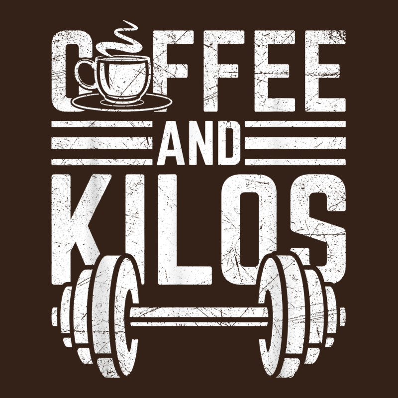 Coffee And Kilos Weightlifting Gift Heavy Core Tee by ArtChic | Teevron