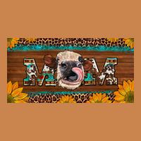 Western Heifer Mom With Sunflowers And Turquoise License Plate Heavyweight Hoodie | Teevron