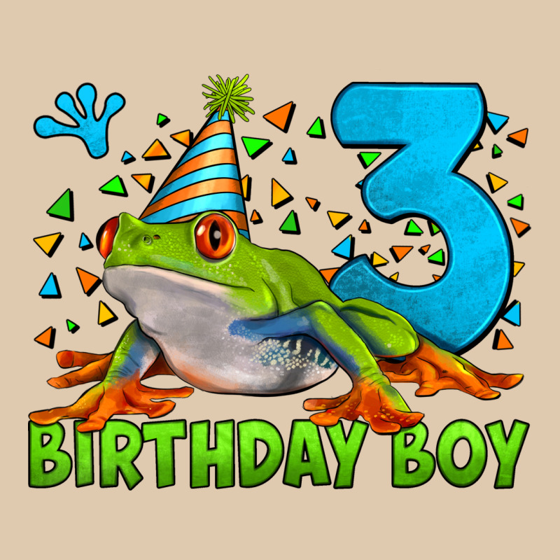 Birthday Boy Frog Age 3 Heavyweight Sweatshirt by LillyAllenDesigns | Teevron