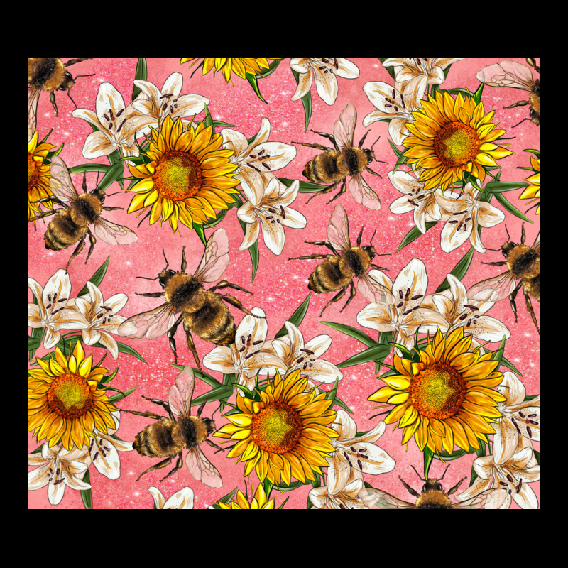 Bees And Flowers Heavy Core Tee by Artiststas | Teevron