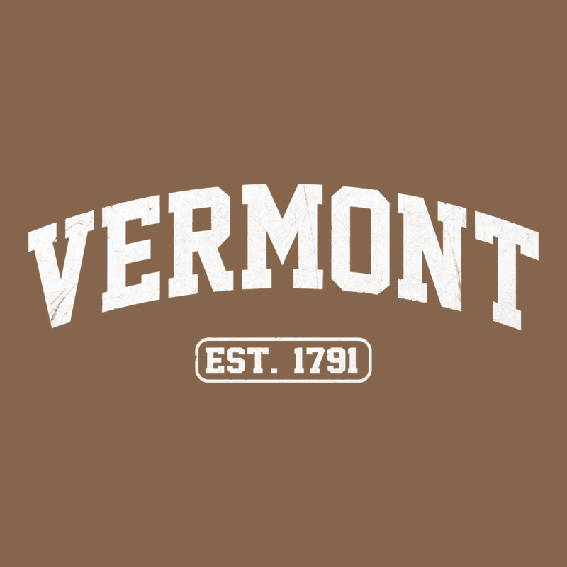 Vermont Vintage State Athletic Style Pullover Hoodie Premium Tee by ArtChic | Teevron