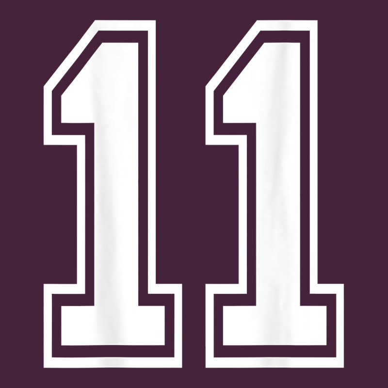 Number 11 Shirt Sports Player Number Back Of Shirt Premium Tee by ArtChic | Teevron