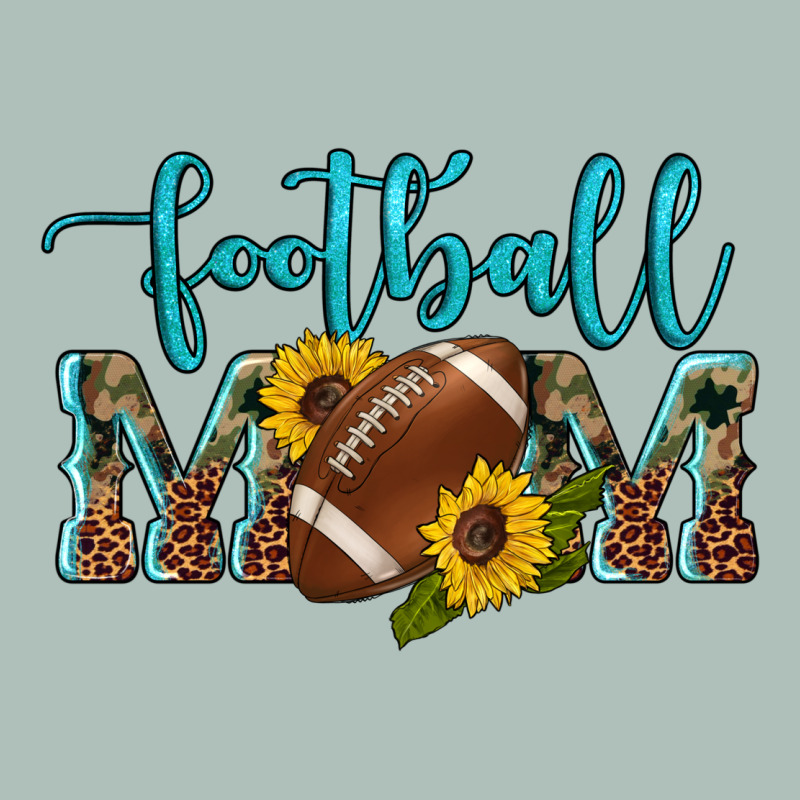 Western Leopard Camouflage Sunflowers  Glitter Mom Football Heavyweight Hoodie by Artiststas | Teevron