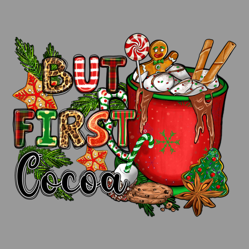 But First Cocoa Vintage Hoodie by CowGirlArtShop | Teevron