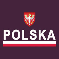 Sporty Polska Flag And Emblem Polish Coat Of Arms Pullover Hoodie Premium Tee | Teevron