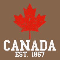 Vintage Canada Est.1867 Maple Leaf Canadian Flag R Premium Tee | Teevron