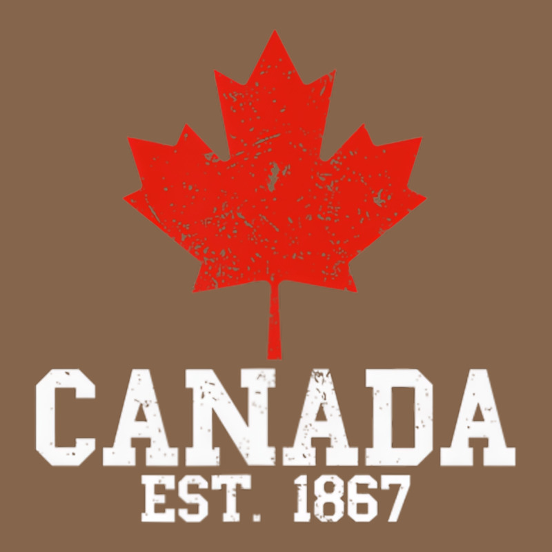 Vintage Canada Est.1867 Maple Leaf Canadian Flag R Premium Tee by ArtChic | Teevron