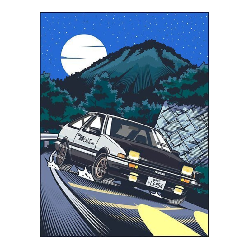 Initial D Poster Hipster Premium Tee by ArtChic | Teevron