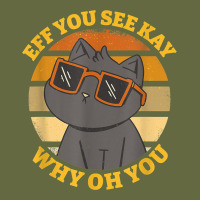 Funny Retro Sunset Eff You See Kay Why Oh You Cat Lovers T Shirt Long Sleeve Tee | Teevron