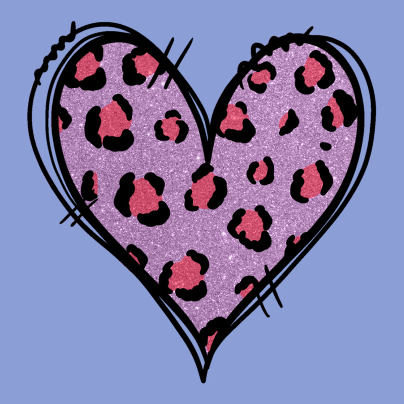 Glitter Purple Leopard Heart Long Sleeve Tee by Jasminsmagicworld | Teevron