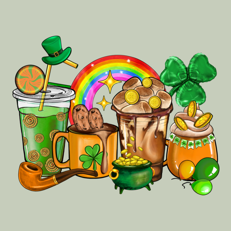 St. Patricks Coffee Cups Long Sleeve Tee by HowdyJamesFarm | Teevron