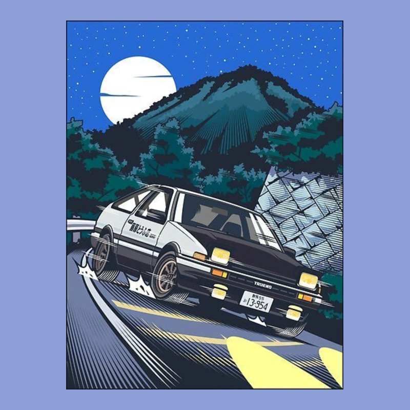 Initial D Poster Hipster Long Sleeve Tee by ArtChic | Teevron
