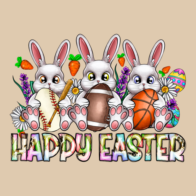 Happy Easter Spot Rabbit Heavyweight Sweatshirt by CowhideDigitalArt | Teevron
