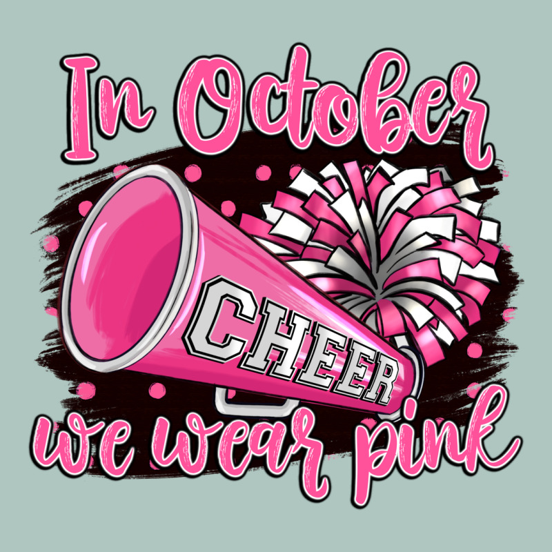 In October We Wear Pink Cheer Premium Sweatshirt by BarkalooDesign | Teevron