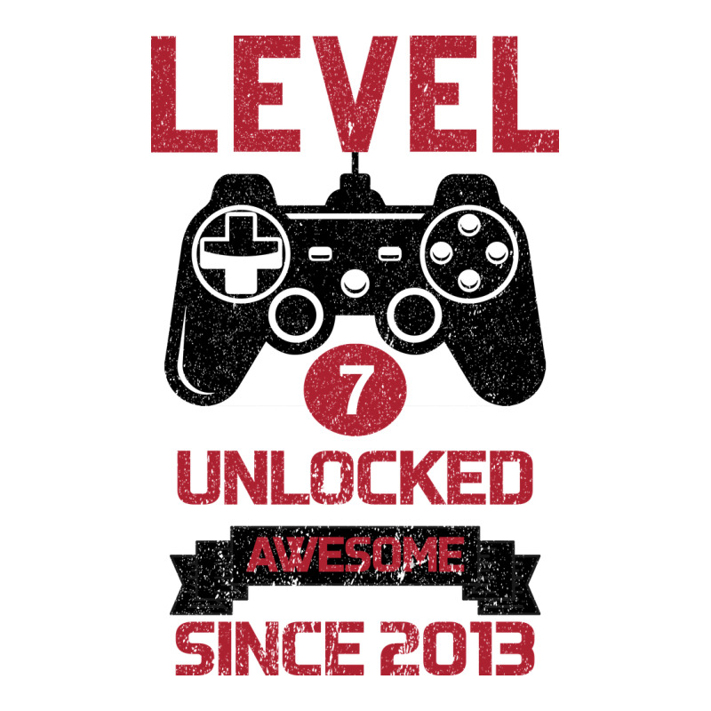 Kids Level 7 Unlocked Awesome Since 2013 Ladies Tee by Bettercallsaul | Teevron