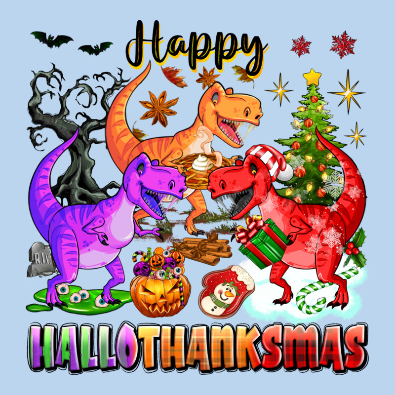 Happy Hallothanksmas Dinosaur Classic Tee by texasbilliewilder | Teevron