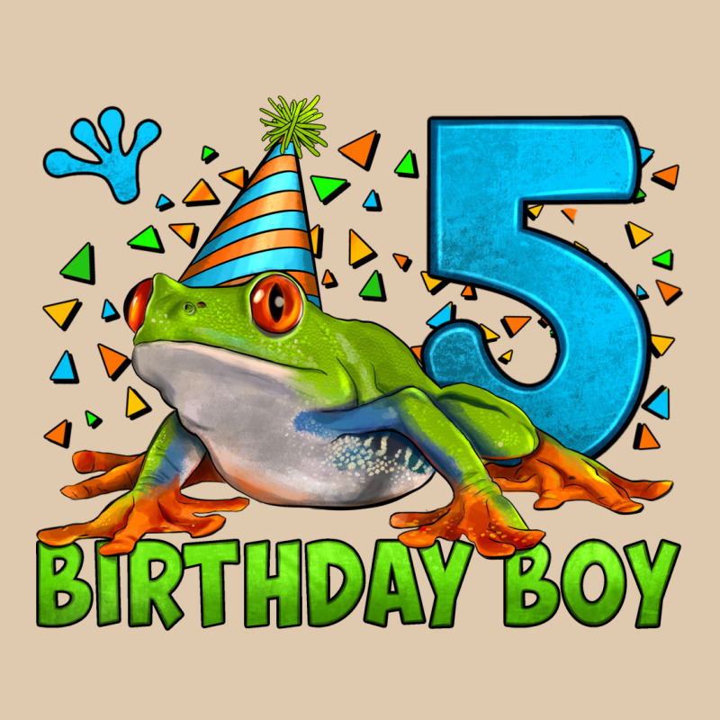 Birthday Boy Frog Age 5 Heavyweight Sweatshirt by LillyAllenDesigns | Teevron