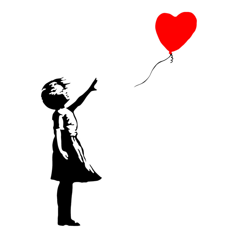 Banksy Girl With Balloon Zipper Hoodie by ArtChic | Teevron