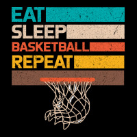 Eat Sleep Basketball Repeat Ladies Tee | Teevron