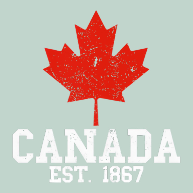 Vintage Canada Est.1867 Maple Leaf Canadian Flag R Zipper Hoodie by ArtChic | Teevron