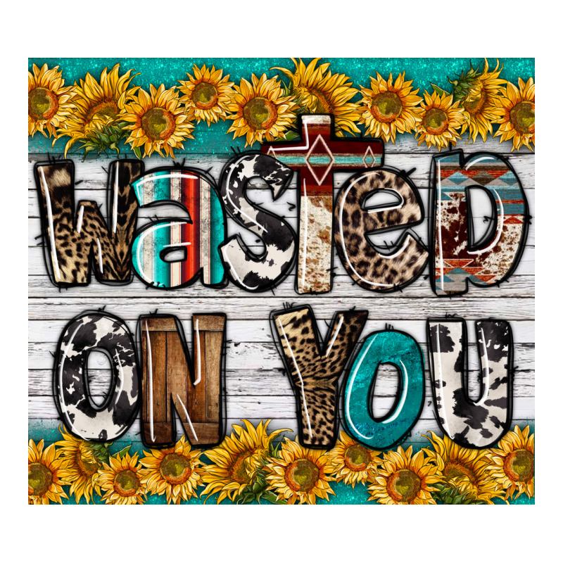 Western Wasted On You Zipper Hoodie by LillyAllenDesigns | Teevron