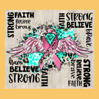 Cancer Ribbon With Angel Wings Vintage Hoodie | Teevron