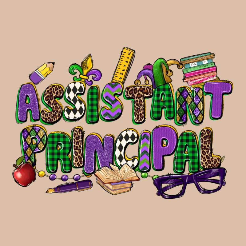 Assistant Principal Mardi Gras Urban Heavy Tee by CowGirlArtShop | Teevron