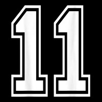 Number 11 Shirt Sports Player Number Back Of Shirt Premium Sweatshirt | Teevron