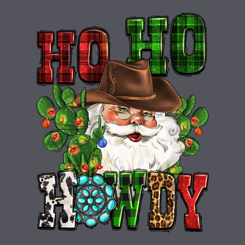 Ho Ho Howdy Santa Vintage Hoodie by CowGirlArtShop | Teevron