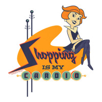 the jetsons jane jetson shopping is my cardio premium t shirt | Teevron