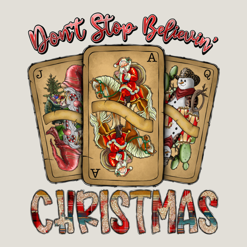 Dont Stop Believin Christmas Heavy Core Tee by SublimationCraftShop | Teevron