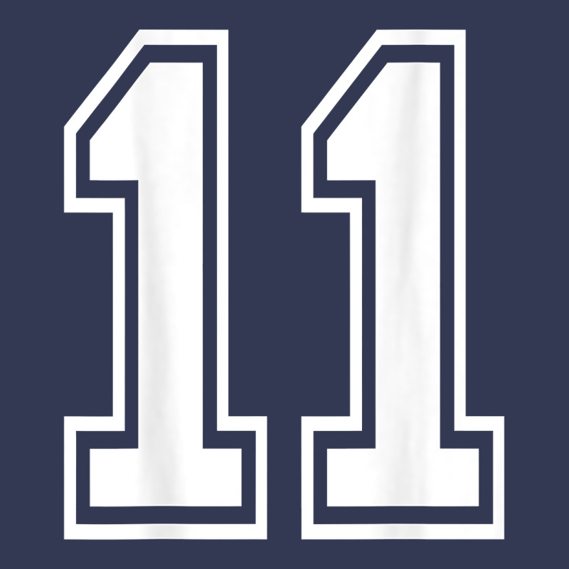 Number 11 Shirt Sports Player Number Back Of Shirt Heavyweight Hoodie by ArtChic | Teevron