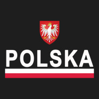 Sporty Polska Flag And Emblem Polish Coat Of Arms Pullover Hoodie Heavyweight Hoodie | Teevron