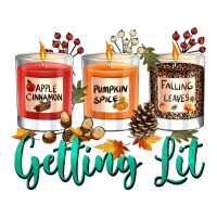 Candles with Fall Getting Lit | Teevron