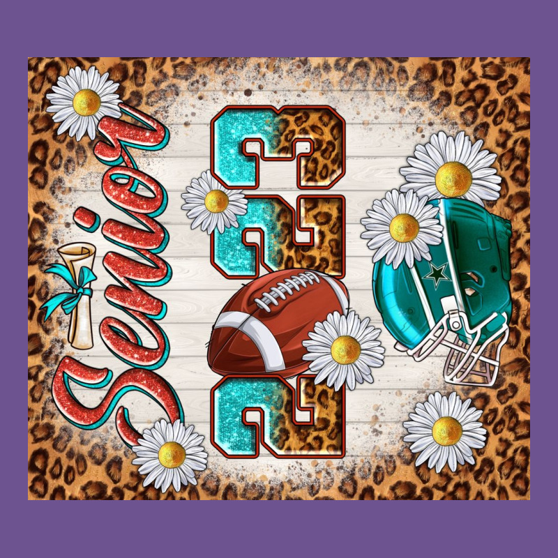 Senior 2023 Football Vintage Tee by TumblerDesignByShophia | Teevron