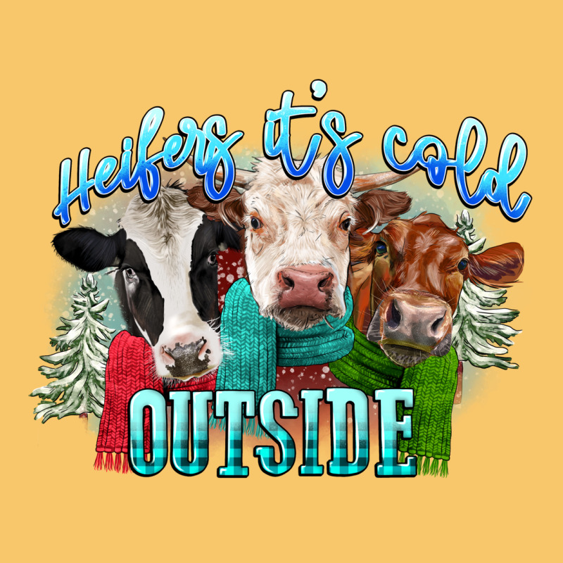 Heifers Its Cold Outside Vintage Hoodie by CowGirlArtShop | Teevron