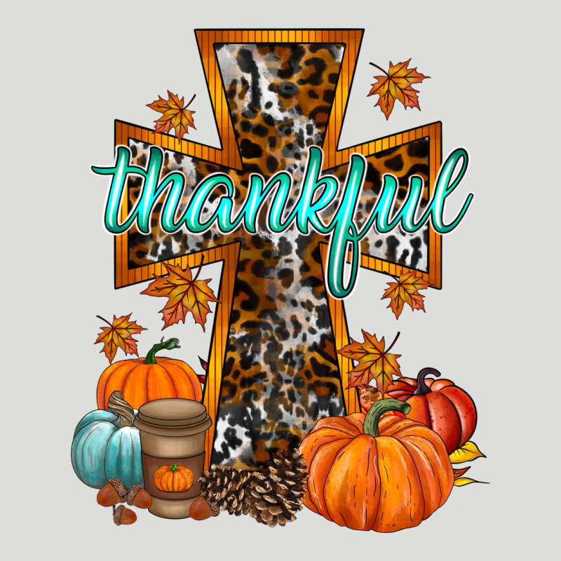 Thankful Cross Zipper Hoodie by RacoonDesign | Teevron