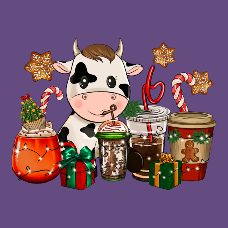 Cow Coffee Cups Christmas Vintage Hoodie by CowGirlArtShop | Teevron