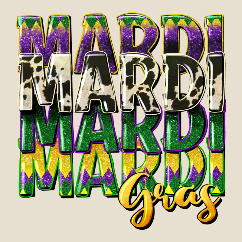 Cowhide Mardi Gras Urban Heavy Tee by CowGirlArtShop | Teevron