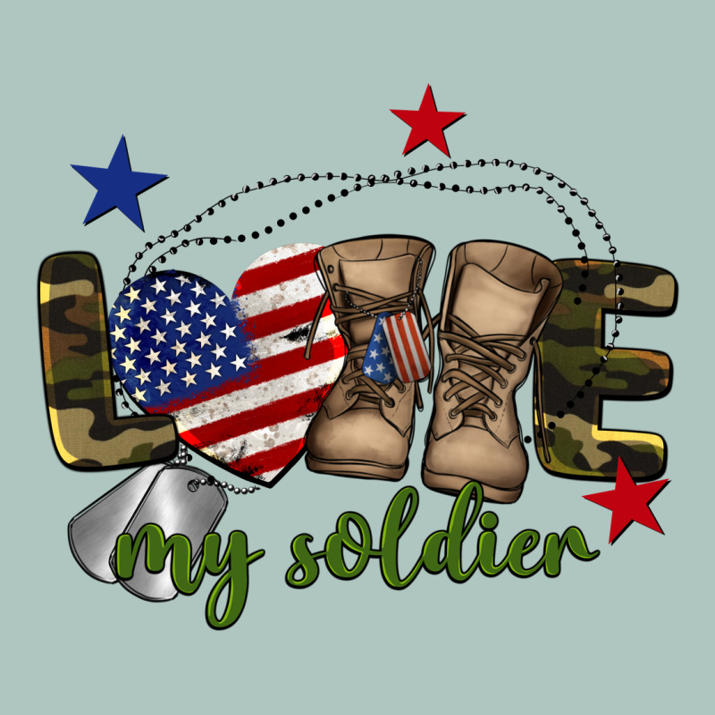 Love My Soldier Premium Sweatshirt by BarkalooDesign | Teevron