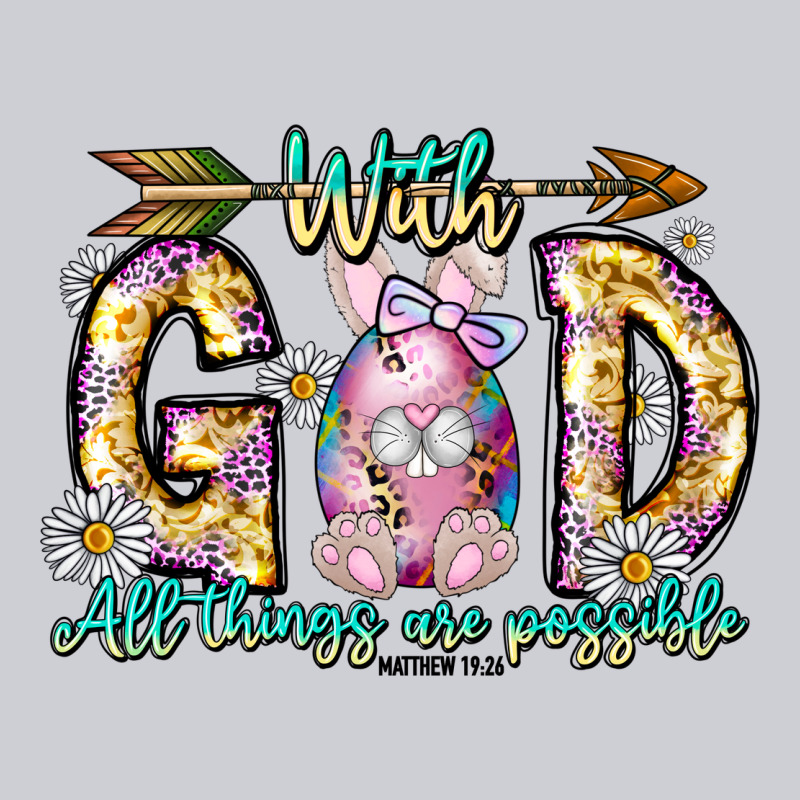 With God All Things Are Possible Easter Day Heavyweight Sweatshirt by CowhideDigitalArt | Teevron