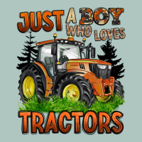 Just A Boy Who Loves Tractors Premium Sweatshirt | Teevron