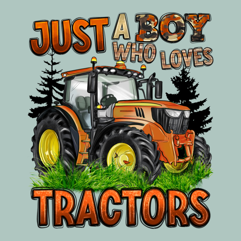 Just A Boy Who Loves Tractors Premium Sweatshirt by BarkalooDesign | Teevron