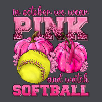 In October We Wear Pink And Watch Softball Classic Tee | Teevron