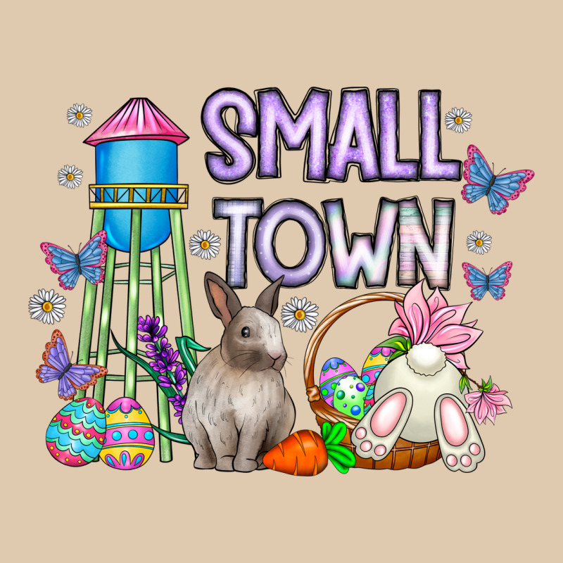 Small Town Easter Day Heavyweight Sweatshirt by CowhideDigitalArt | Teevron