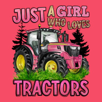 Just A Girl Who Loves Tractors Premium Sweatshirt | Teevron