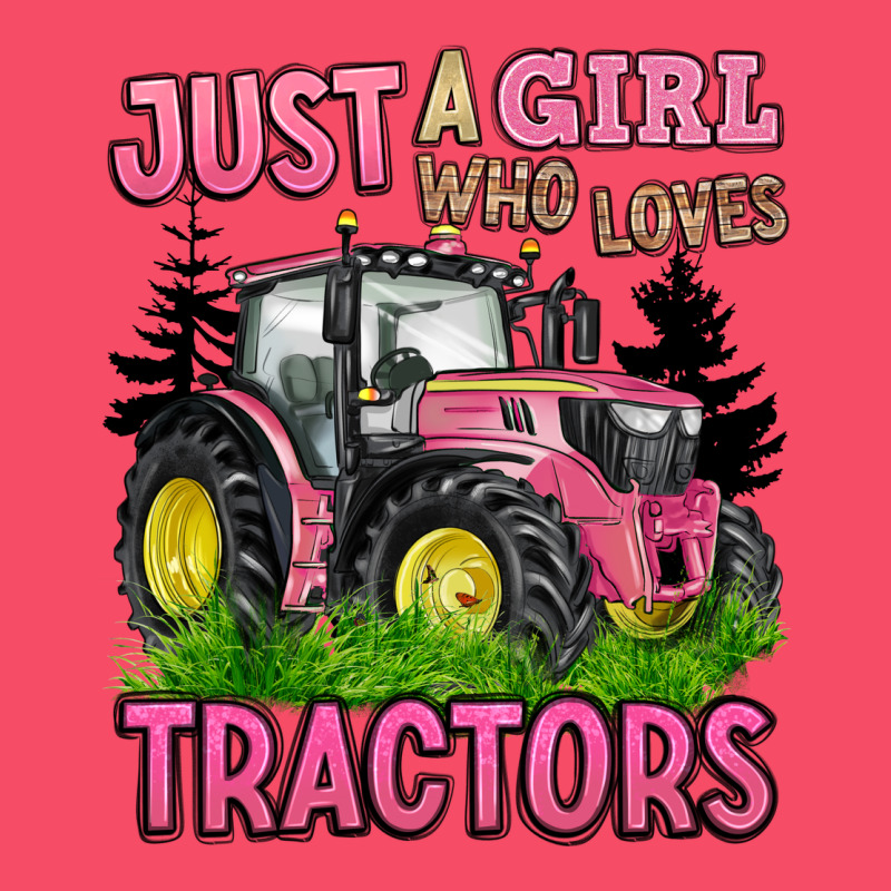 Just A Girl Who Loves Tractors Premium Sweatshirt by BarkalooDesign | Teevron