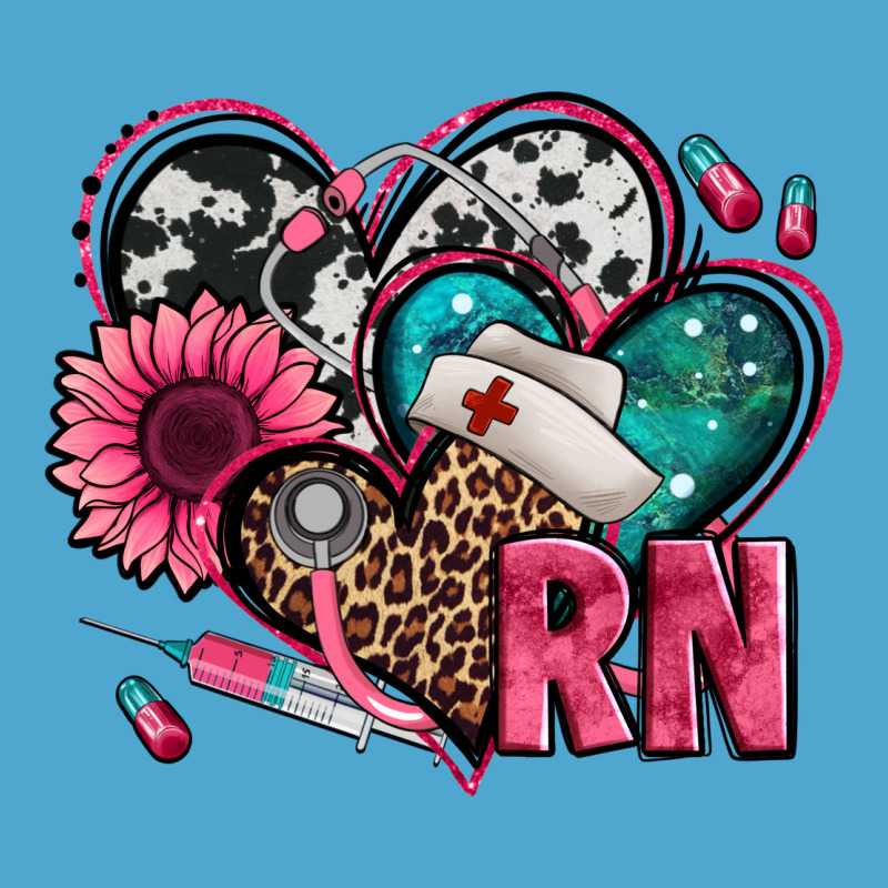 Rn Registered Nurse Hearts Premium Hoodie by Jasminsmagicworld | Teevron