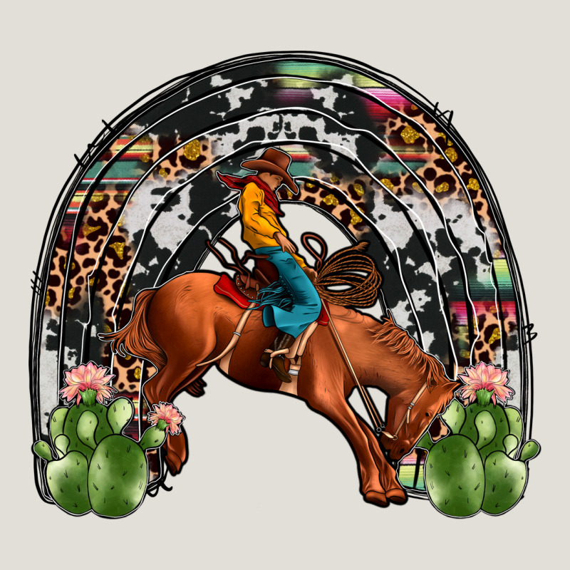 Rodeo Cowboy Rainbow Heavy Core Tee by JahusDesignShop | Teevron